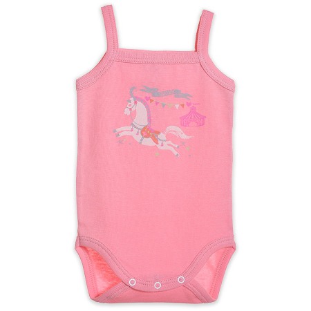 Haine  Incaltaminte Accesorii - Body maiou  imprimeu La circ 3 luni