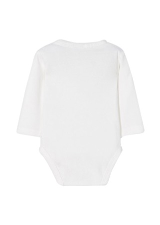 Body maneca lunga - ECOFRIENDS - Alb - Mayoral 6-9 luni [1]