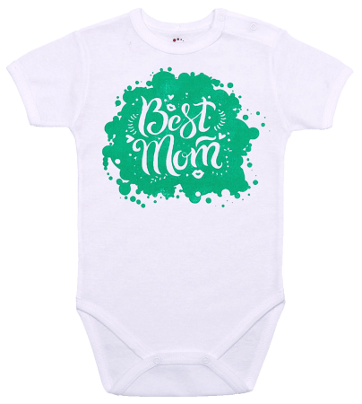 Body maneca scurta - Best mom - Kara Baby 18-24 luni (86-92cm) [0]