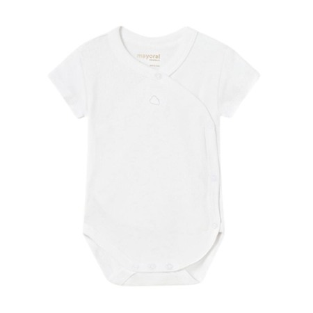 Haine  Incaltaminte Accesorii - Body maneca scurta ECOFRIENDS - Alb - Mayoral 6-9 luni