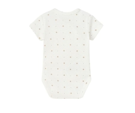 Body maneca scurta ECOFRIENDS - Stelute bej - Mayoral   2-4 luni [2]