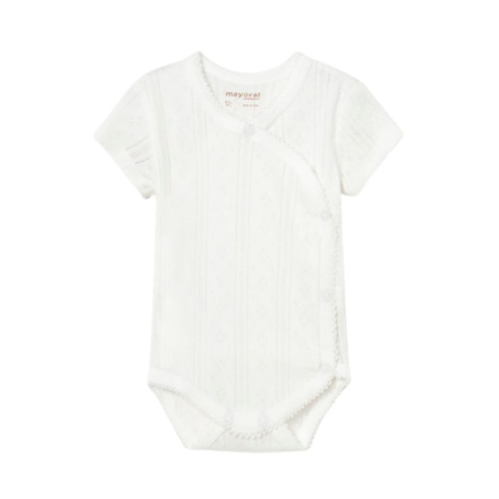 Noua colectie Mayoral - Body maneca scurta  - Ecru - Mayoral