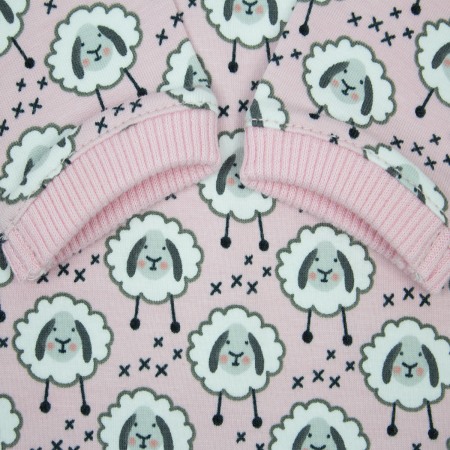 Body roz Oite albe 80 cm (9-12 luni) [2]