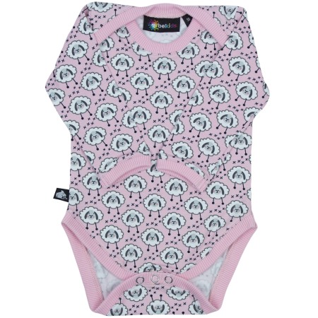 Haine  Incaltaminte Accesorii - Body roz Oite albe 80 cm (9-12 luni)