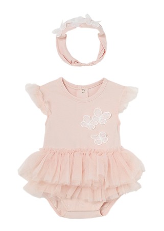 Body-uri - Body roz tutu cu bentita Better Cotton - Mayoral  6-9 luni (75 cm)