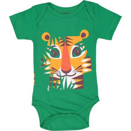 Body-uri - Body verde Tigru 12 luni