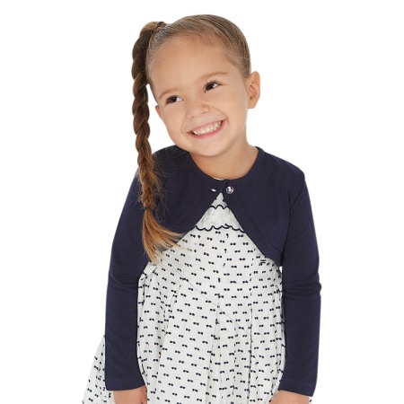 Haine  Incaltaminte Accesorii - Bolero clasic tricotat - Albastru - Mayora