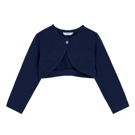 Bolero clasic tricotat - Albastru - Mayora [1]