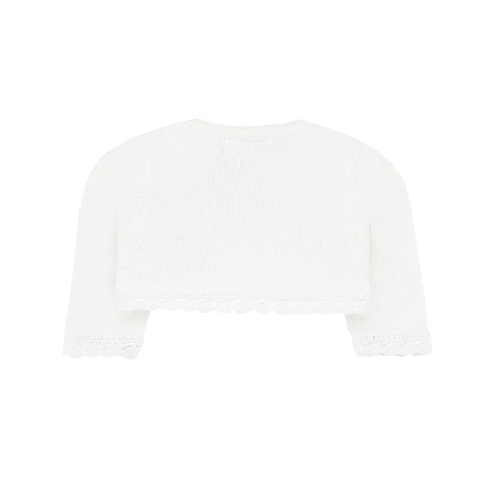 Bolero cu dantela - Alb - Mayoral 12 luni [1]