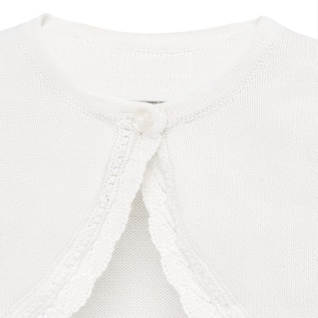 Bolero cu dantela - Alb - Mayoral 12 luni [2]