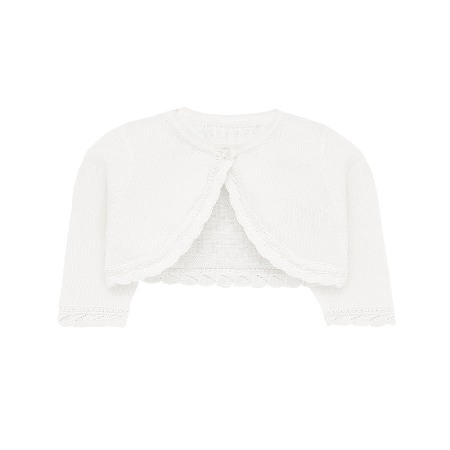 Haine  Incaltaminte Accesorii - Bolero cu dantela - Alb - Mayoral 18 luni