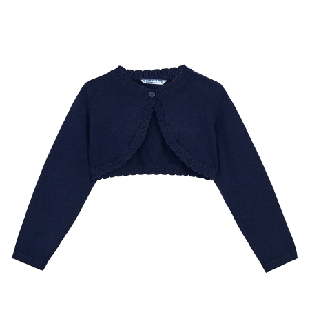 Haine  Incaltaminte Accesorii - Bolero cu dantela - Bleumarin