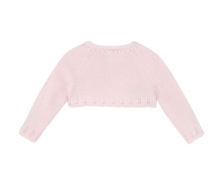 Bolero  tricot cu bumbac sustenabil- Alb - Mayoral  2-4 luni [3]