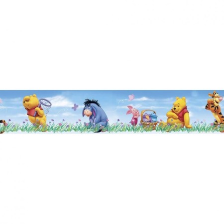 Bordura autoadeziva perete 5m - Winnie Beautiful Day RO42224 - Decofun [0]