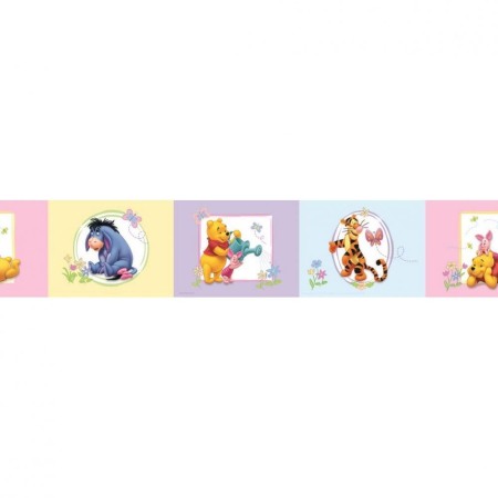 Decoratiuni - Bordura autoadeziva perete 5m - Winnie the Pooh RO42223 - Decofun