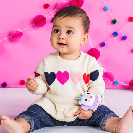 Bright Starts - Jucarie de dentitie Lama vesela si Unicornul fericit [1]