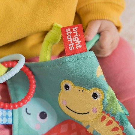 Bright Starts - Jucarie mini paturica cu animalute vesele [2]