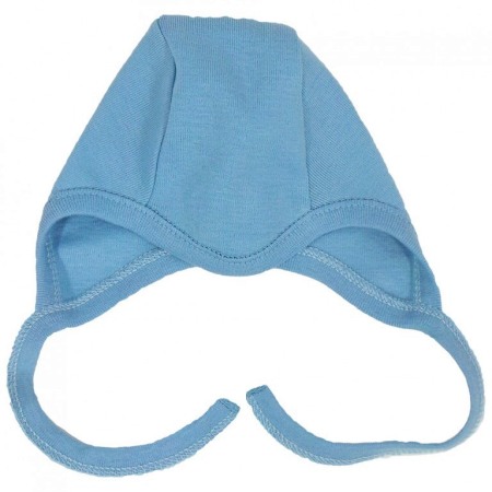 Haine  Incaltaminte Accesorii - Caciulita bleu cu siret 6 luni