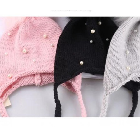 Caciulita gri cu perlute [2]