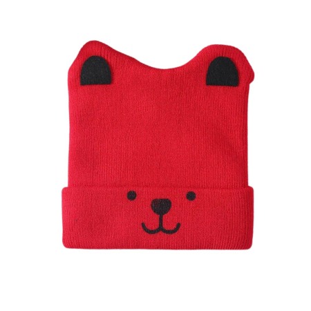 Haine  Incaltaminte Accesorii - Caciulita rosie ursulet