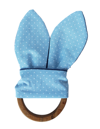 Cadou bebelus baiat - Elefant, bleu cu buline [7]