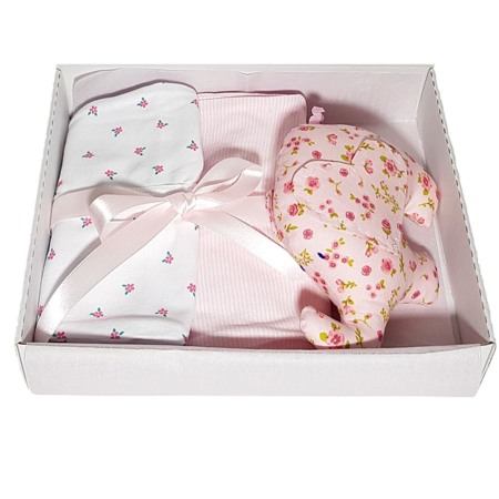 Cadouri - Cadou bebelus fetita -  Elefant, trandafiri