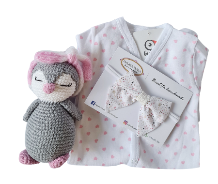 Cadou bebelusi - Pinguin gri - Bestfam 6 luni [1]