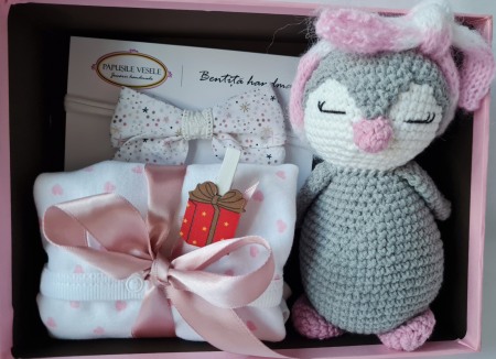 Cadou bebelusi - Pinguin gri - Bestfam 6 luni [2]