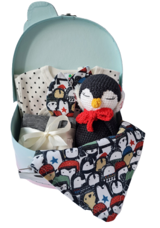 Cadouri Botez Vouchere - Cadou bebelusi - Pinguin negru