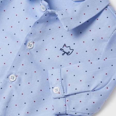 Camasa maneca lunga - bleu / picouri - ECOFRIENDS - Mayoral 0-1 luni [1]