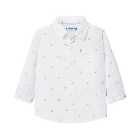 Camasi - Camasa maneca lunga - imprimeu catei - Mayoral 18 luni