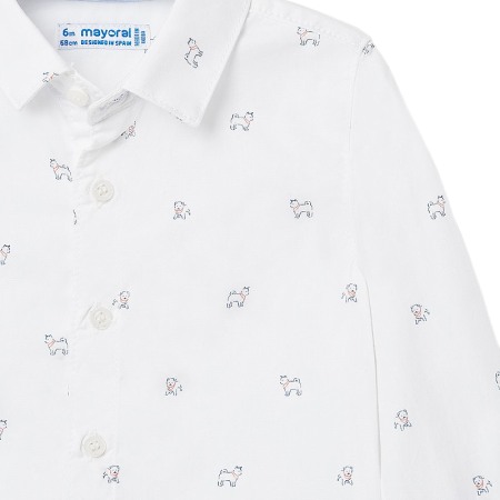 Camasa maneca lunga - imprimeu catei - Mayoral 18 luni [2]