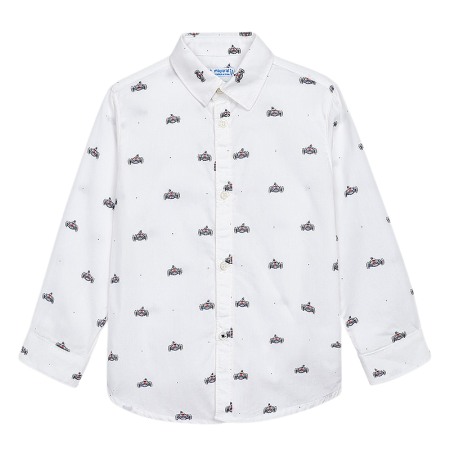 Camasa maneca lunga - imprimeu masinute curse - Mayoral 4 ani [1]