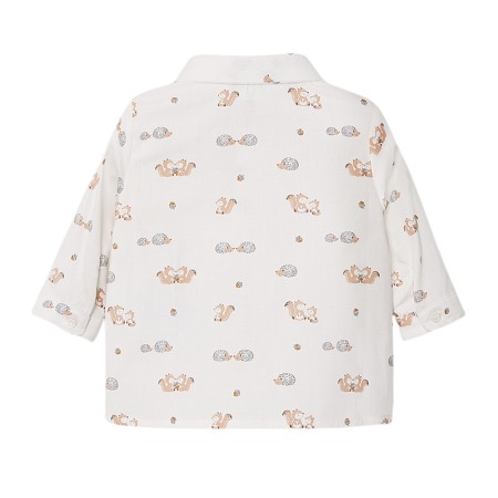 Camasa maneca lunga - imprimeu veverite/arici - Mayoral 12 luni [1]