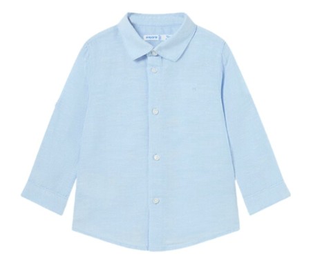 Camasi - Camasa maneca lunga - in basic - Bleu  - Mayoral  3 ani