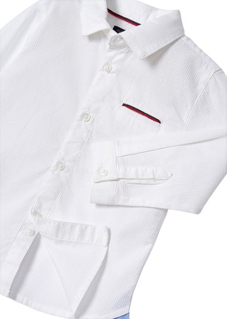 Camasa maneca lunga + papion - alb - ECOFRIENDS - Mayoral 18 luni [2]