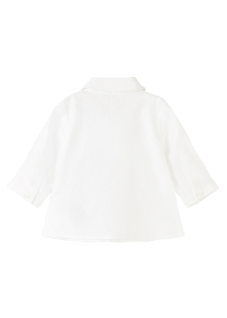 Camasa maneca lunga + papion - alb - Mayoral 4-6 luni [1]