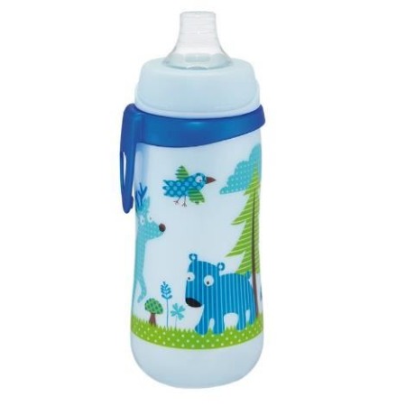 Masa si alimentatie - Cana First Cup Boy PP 330 ml, cu clip de prindere, 12+ luni, nip 35049