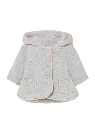 Haine  Incaltaminte Accesorii - Cardigan tricot cu buzunare - Gri - Mayoral  6-9 luni