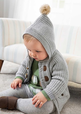 Cardigan tricot - Gri - Mayoral 18 luni [3]