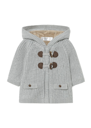 Haine  Incaltaminte Accesorii - Cardigan tricot - Gri - Mayoral 18 luni