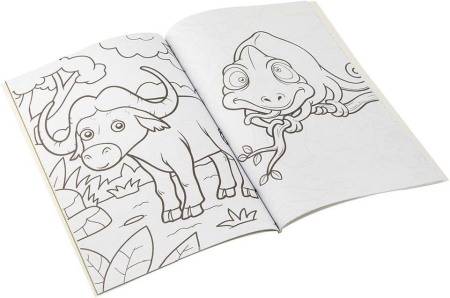 Carte de colorat cu activitati - Jungla [1]