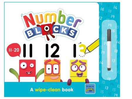 Carti educative - Carticica Scriu si sterg -  Numberblocks 11-20
