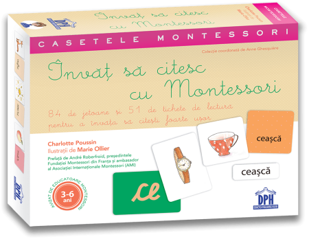 Carti educative - Casetele Montessori - Invat sa citesc cu Montessori