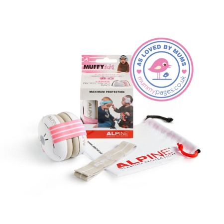 Casti antifonice pentru bebelusi ALPINE Muffy Baby Pink ALP24951 [3]