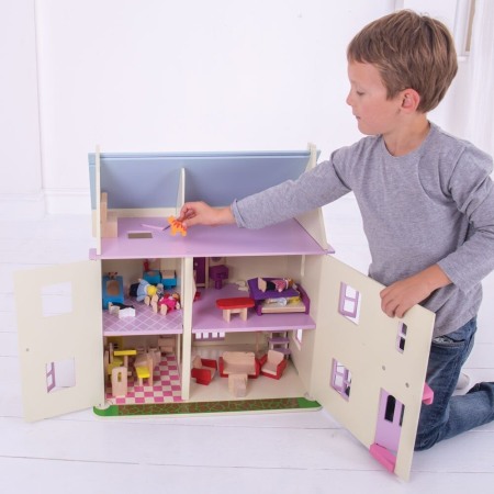 Casuta din lemn pentru papusi - Rose [4]