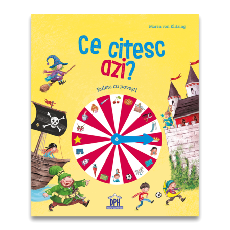 Carti educative - Ce citesc azi? - Ruleta cu povesti (carte cu roata)