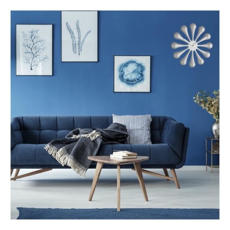 Ceas de perete analog, creat de designer, model ASTRO, argintiu metalic mat, TFA 60.3008 [1]