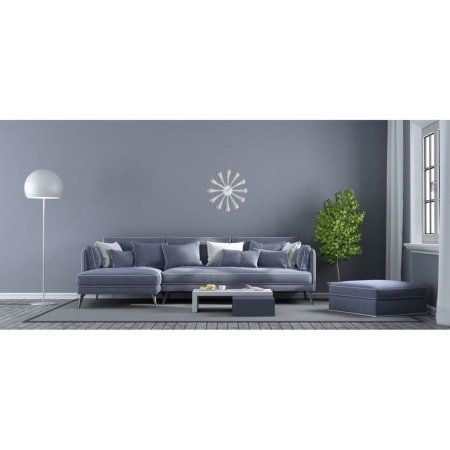 Ceas de perete analog, creat de designer, model ASTRO, argintiu metalic mat, TFA 60.3008 [4]