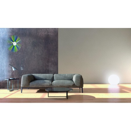 Ceas de perete analog XXL, colorat, creat de designer, model DAISY, multicolor, TFA 60.3023.30 [1]